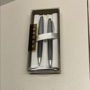 Cross Dalton Black Lacquer with Chrome Barrel Pen & 0.7mm Pencil Set